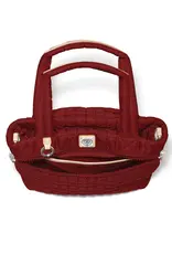 Adrienne Small Tote in Garnet