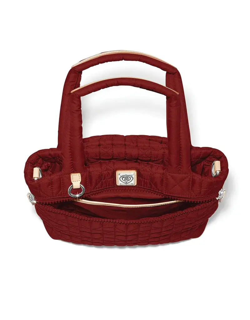 Adrienne Small Tote in Garnet