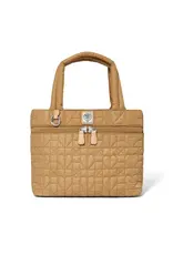 Adrienne Small Tote in Camel