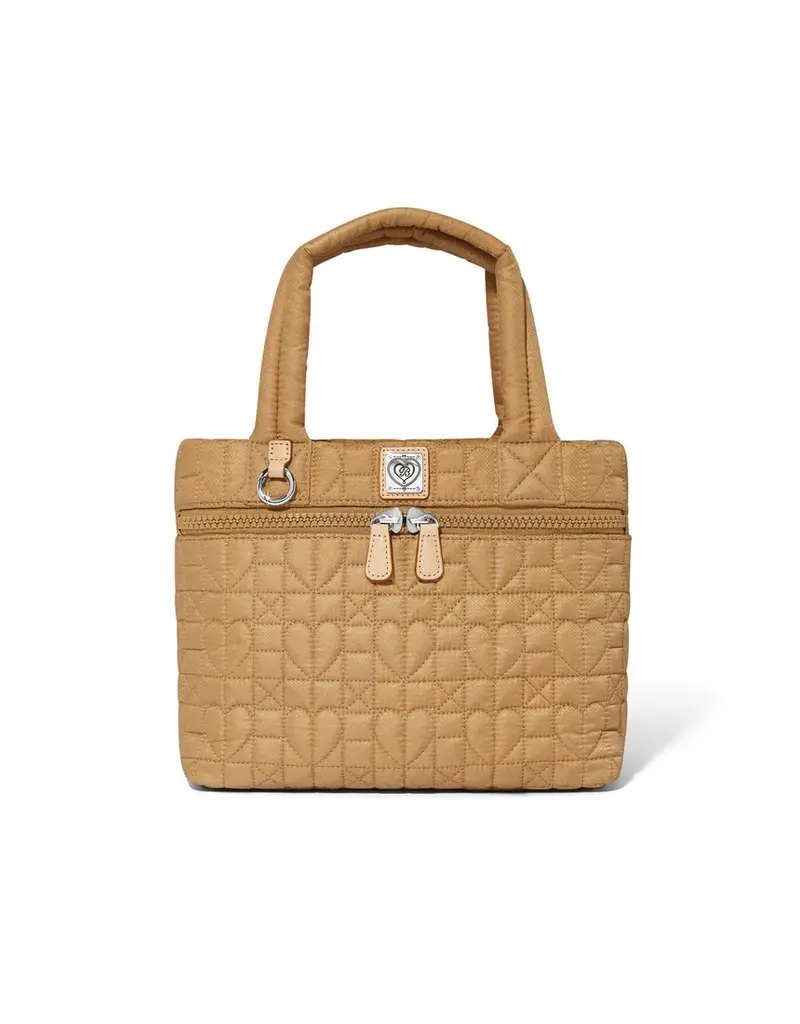 Adrienne Small Tote in Camel