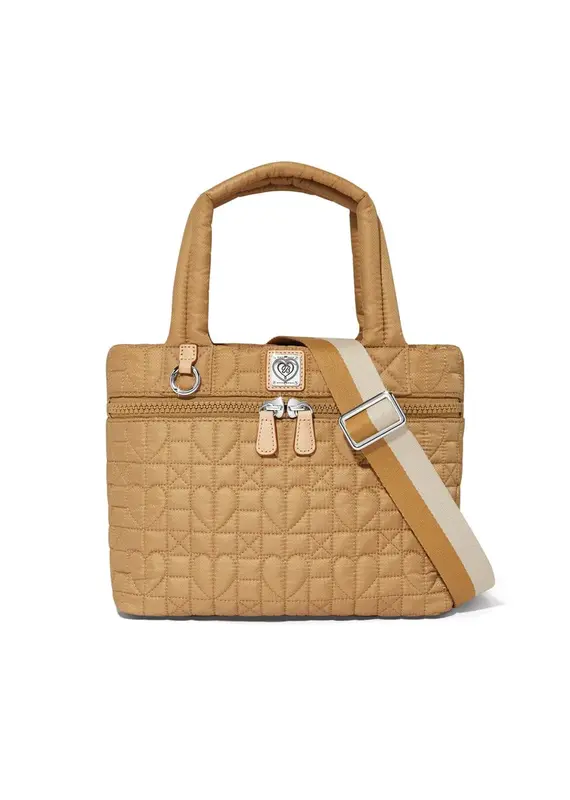 Adrienne Small Tote in Camel