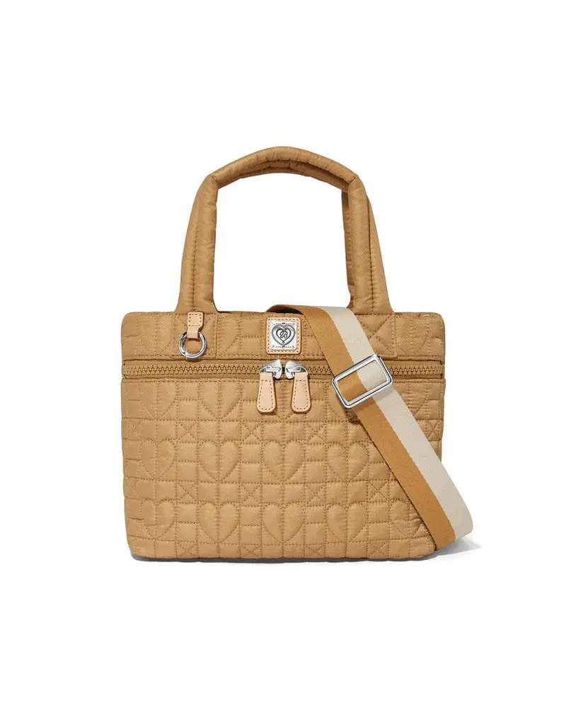 Adrienne Small Tote in Camel