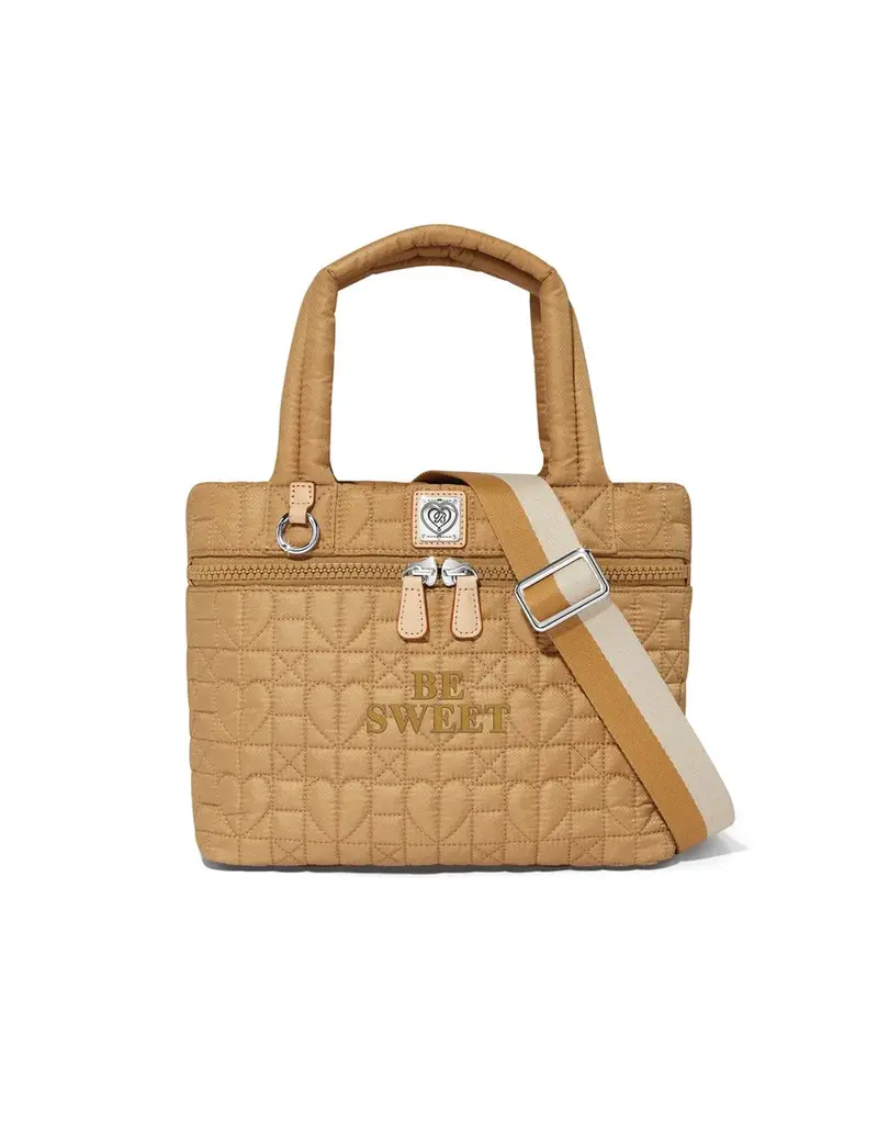 Adrienne Small Tote in Camel