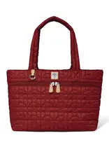 Annabelle Medium Tote in Garnet
