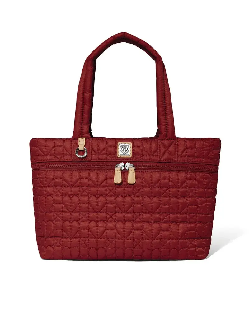 Annabelle Medium Tote in Garnet