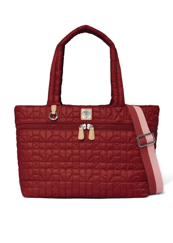 Annabelle Medium Tote in Garnet