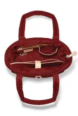 Annabelle Medium Tote in Garnet