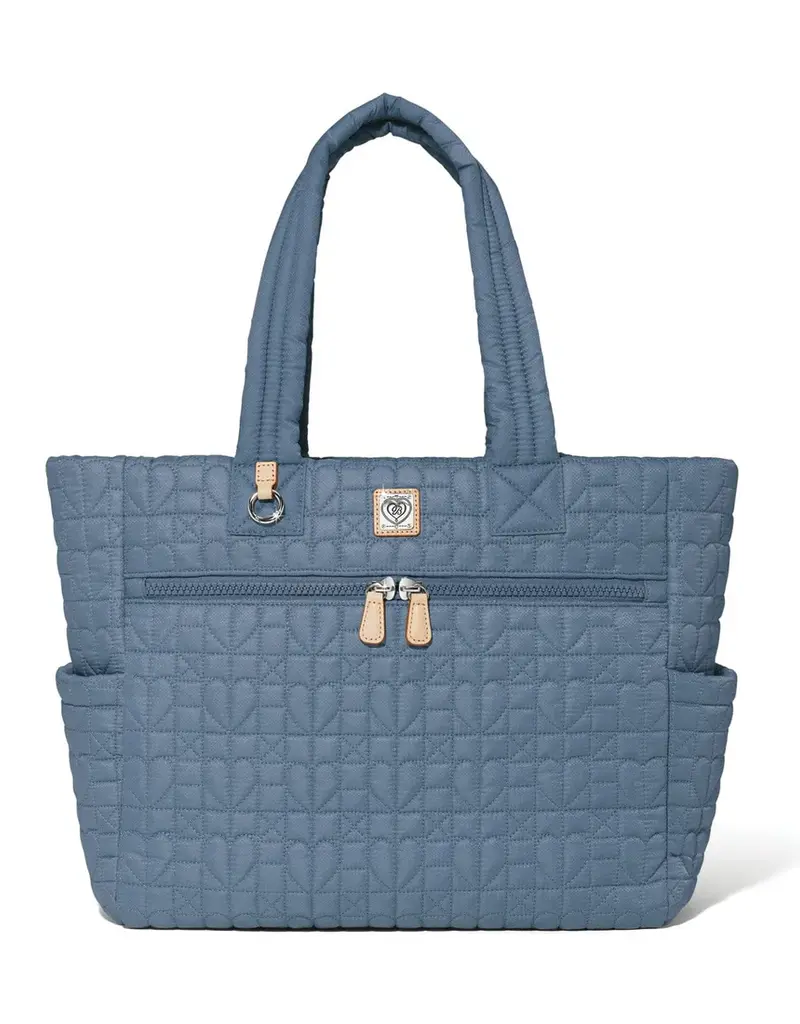 Amara Large Tote in Powder Blue