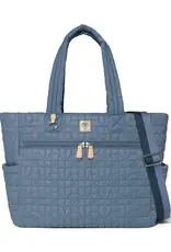 Amara Large Tote in Powder Blue