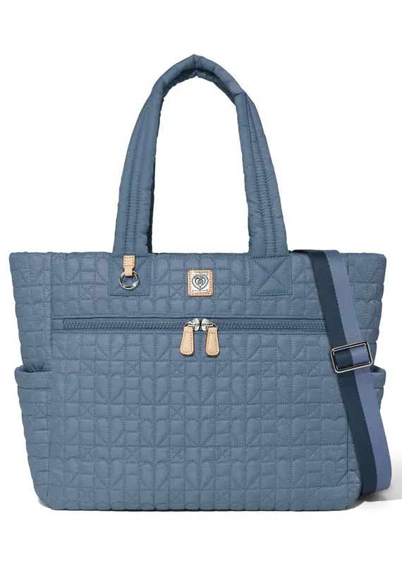 Amara Large Tote in Powder Blue