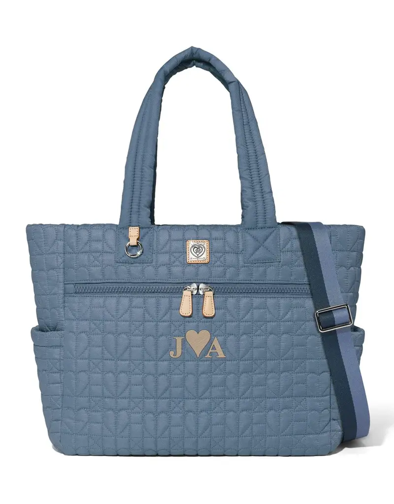 Amara Large Tote in Powder Blue
