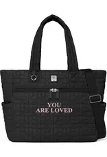 Amara Large Tote in Black