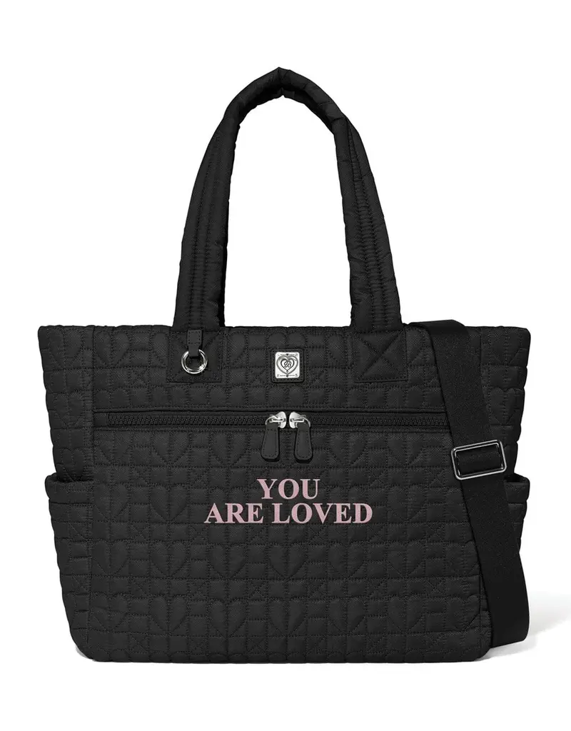 Amara Large Tote in Black