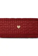 Amara Large Tote in Garnet