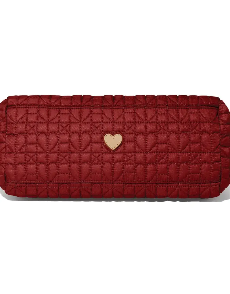 Amara Large Tote in Garnet