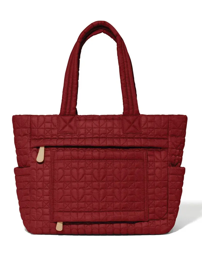 Amara Large Tote in Garnet