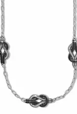 Interlok Harmony Trio Necklace in Black