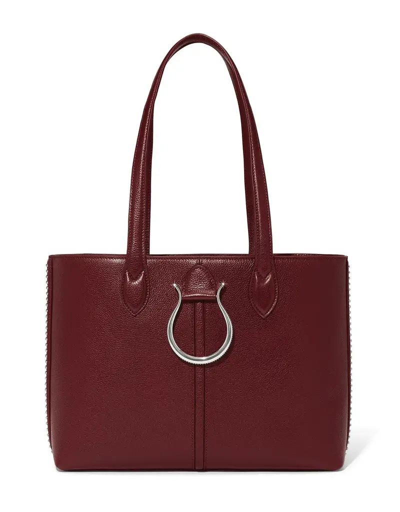 Wesley Tote in Garnet