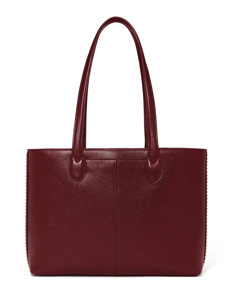 Wesley Tote in Garnet