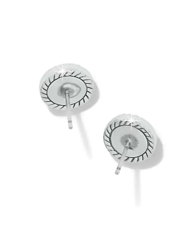 Illumina Celeste Dome Post Earring in Silver