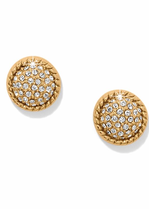 Illumina Celeste Dome Post Earring in Gold