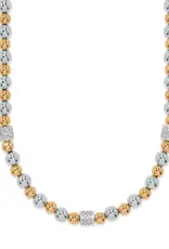 Meridian Petite  Two Tone Station Necklace