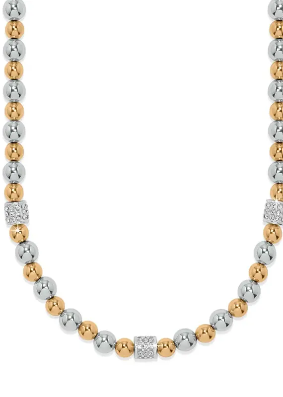 Meridian Petite  Two Tone Station Necklace