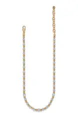 Meridian Petite  Two Tone Station Necklace