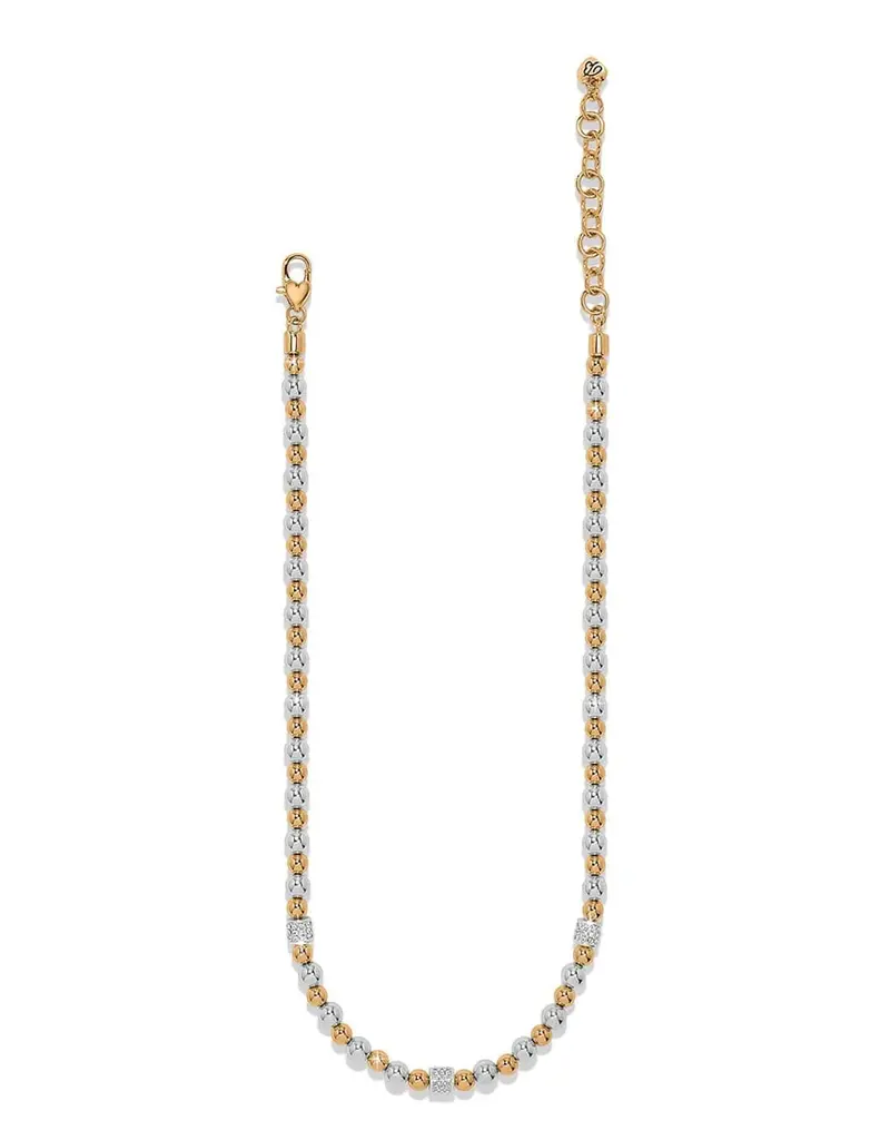 Meridian Petite  Two Tone Station Necklace