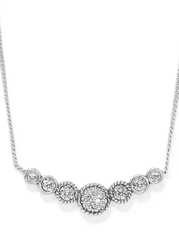 Illumina Celeste Bar Necklace in Silver