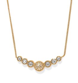 Illumina Celeste Bar Necklace in Gold