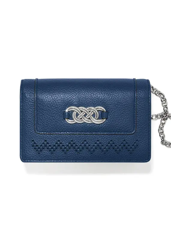 Interlok Medium Wallet in French Blue