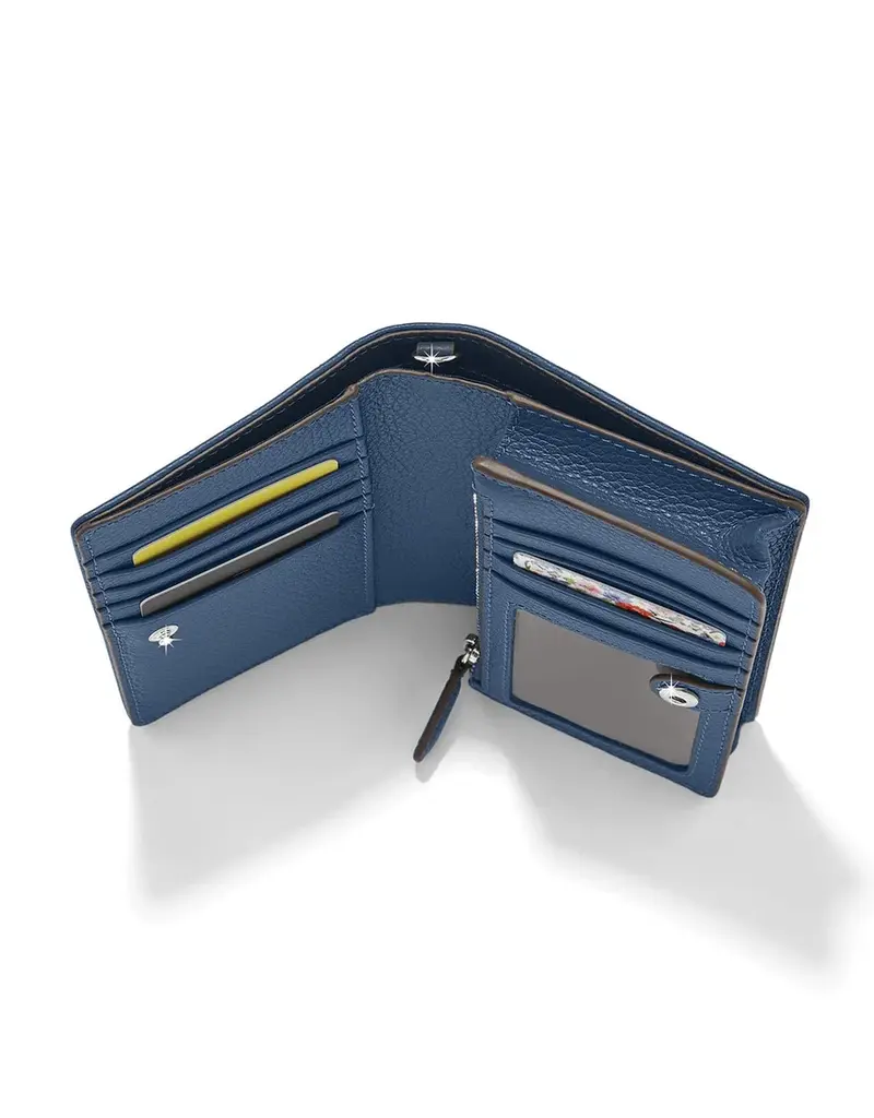 Interlok Medium Wallet in French Blue