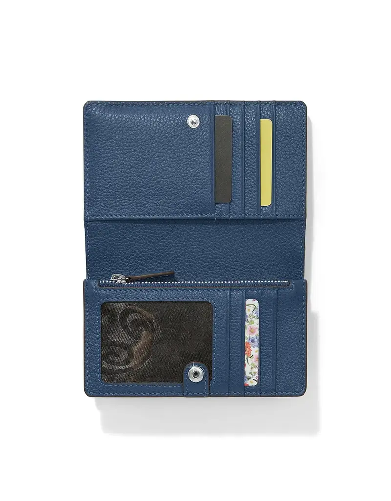 Interlok Medium Wallet in French Blue