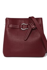 Cade Convertible Hobo In Garnet