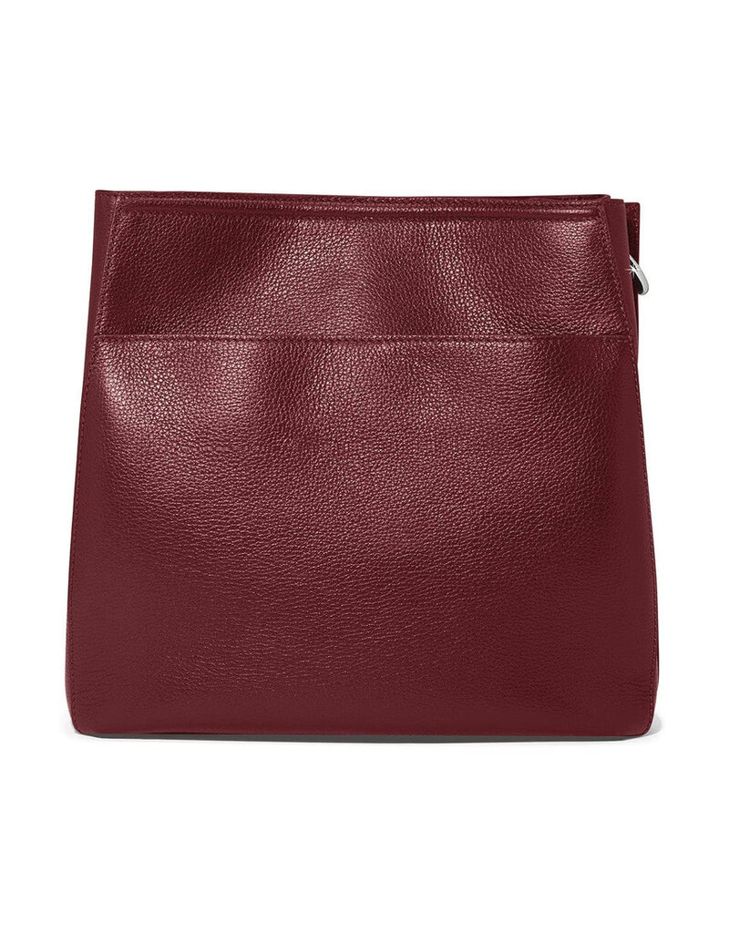 Cade Convertible Hobo In Garnet