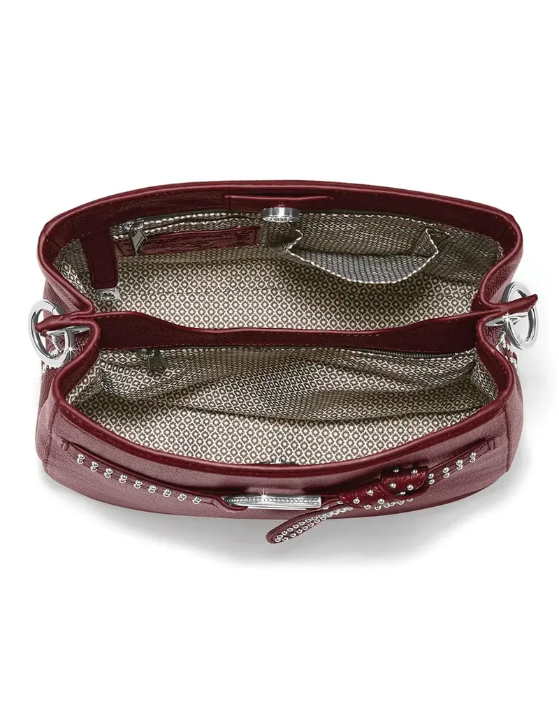 Cade Convertible Hobo In Garnet