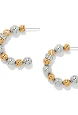 Meridian Petite Station Two Tone Hoop