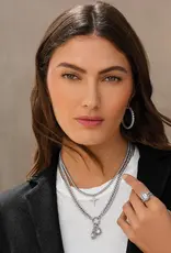 Twinkle Luxe Charm Link Necklace