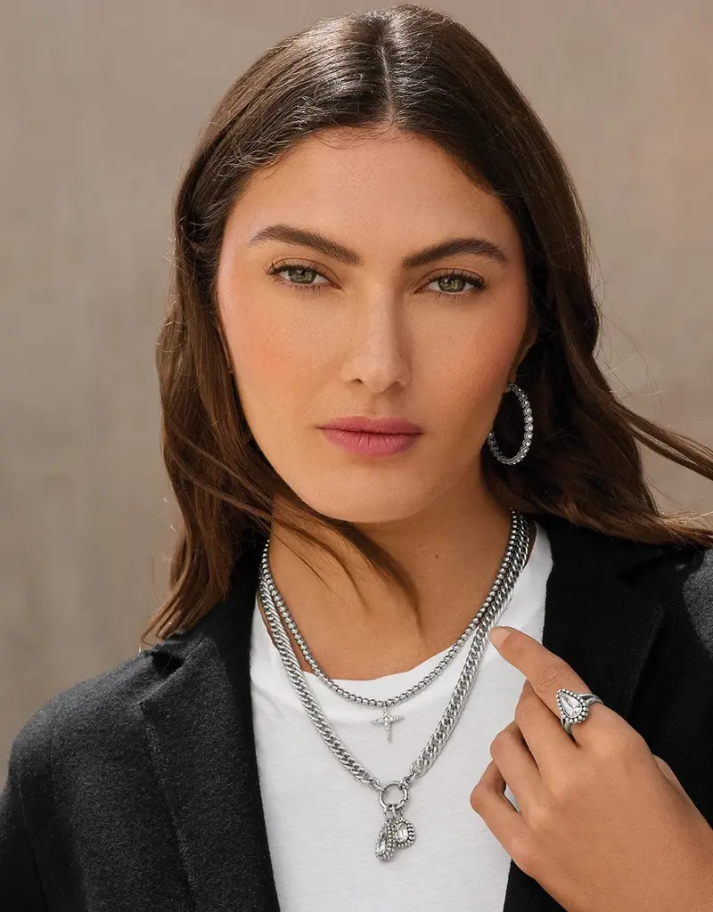 Twinkle Luxe Charm Link Necklace