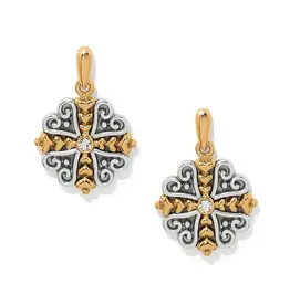 Alcazar Heart Two Tone Post Drop