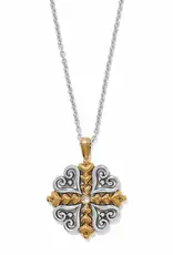 Alcazar Heart Two Tone Necklace
