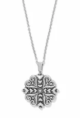 Alcazar Heart Two Tone Necklace