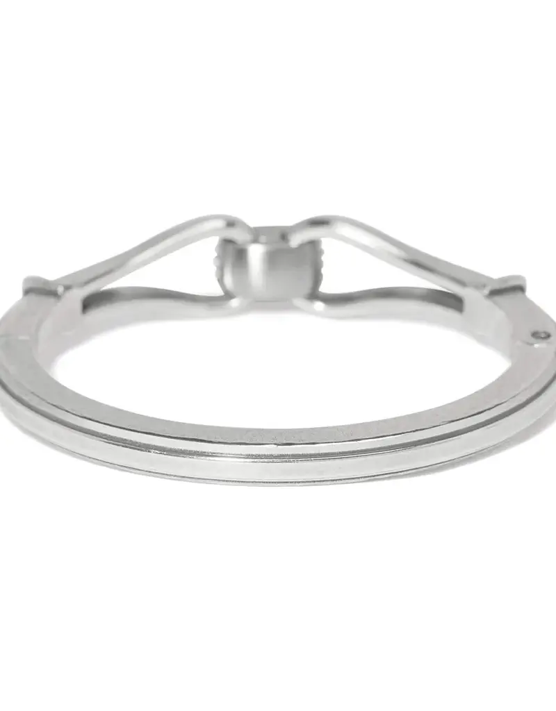 Meridian Classic Hinged Bangle in Silver