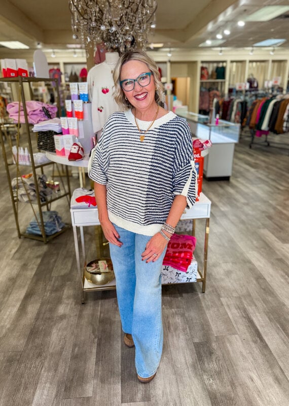 J.HOFFMAN'S Scottie Top- Navy