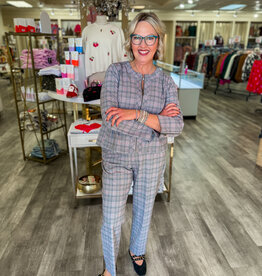 J.HOFFMAN'S Kelsey Trouser 29in- Glen