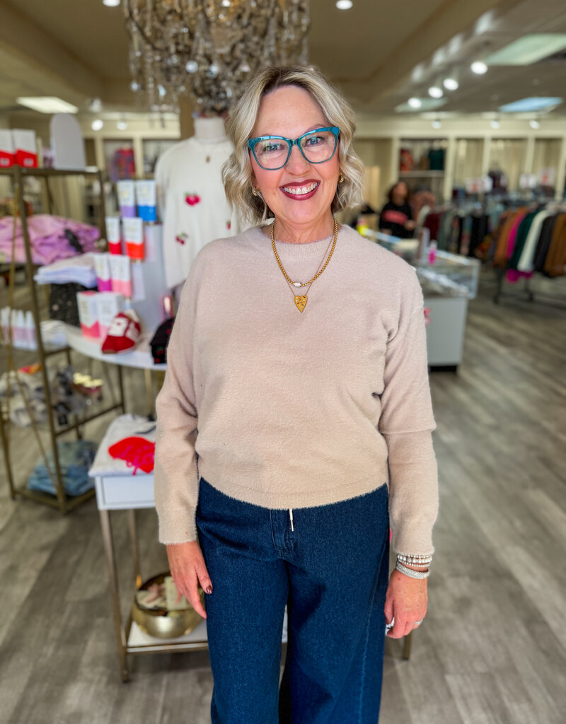 J.HOFFMAN'S Arlen Sweater- Beige