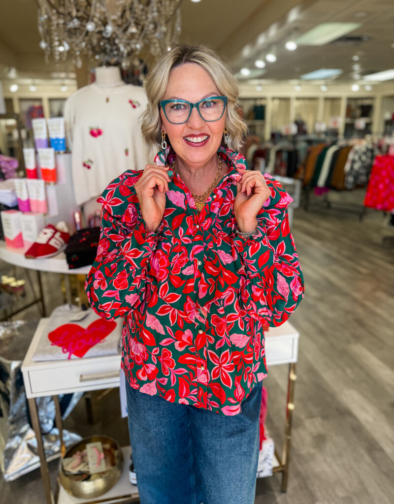 J.HOFFMAN'S Sterling Top- Spruce It Up