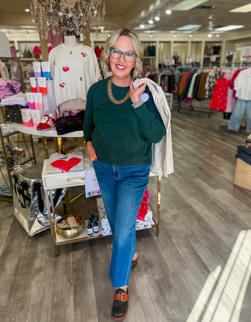 J.HOFFMAN'S Arlen Sweater- Green