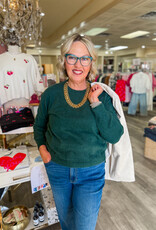 J.HOFFMAN'S Arlen Sweater- Green